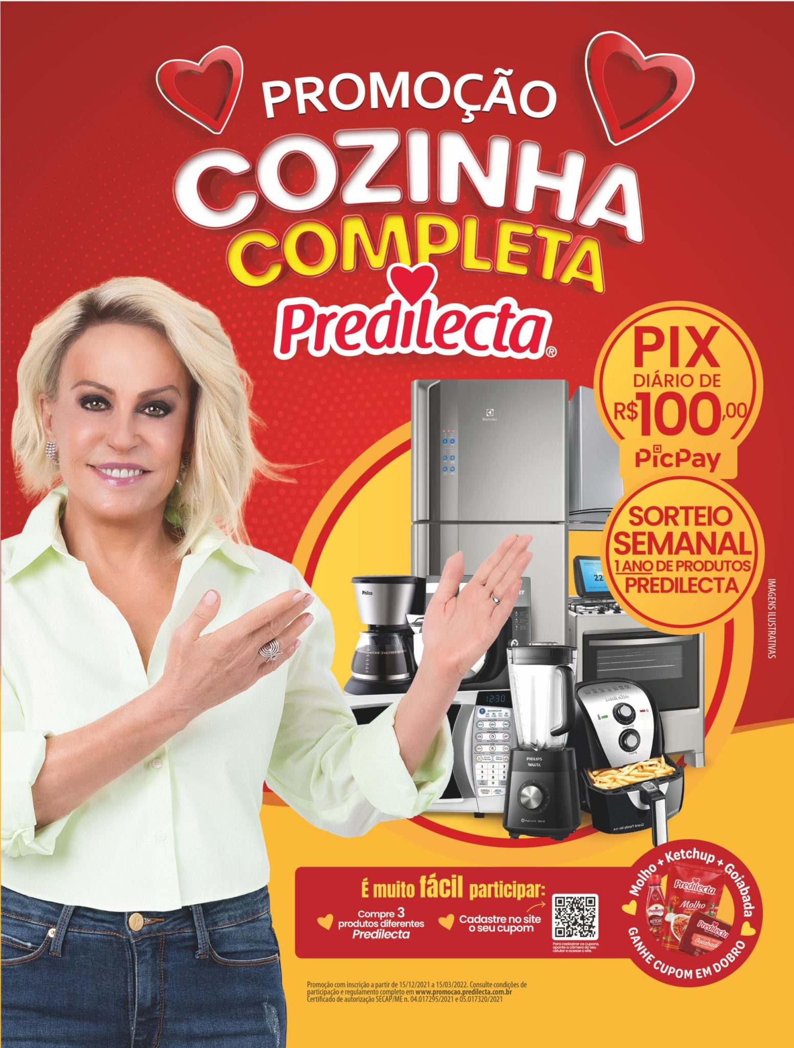 Ana Maria Braga é a embaixadora da promoção Cozinha Completa