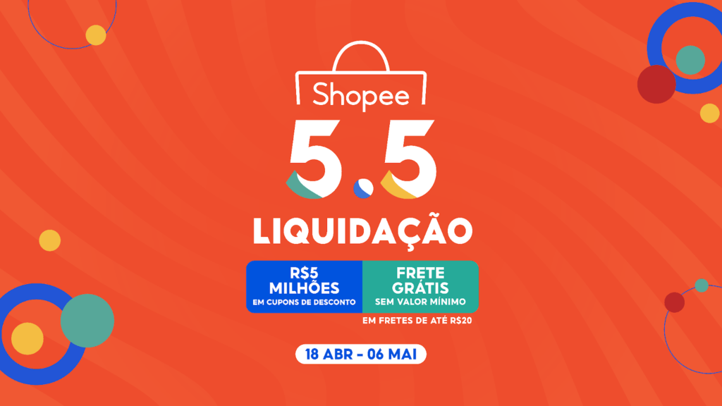 Shopee lança campanha que oferece R 5 milhões em cupons de desconto e