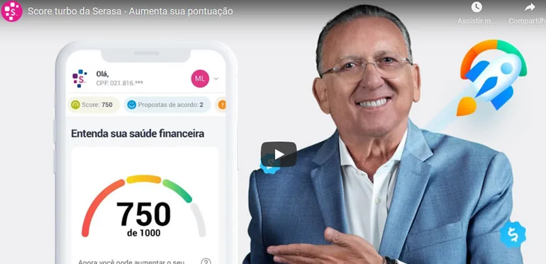 Galvão Bueno anuncia o novo Serasa Score Turbo – Revista Live