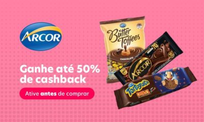 Arcor concede até 50% de cashback na compra de produtos pelo aplicativo Méliuz