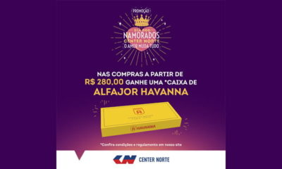 Center Norte promove campanha Comprou - Ganhou em comemoração ao Dia dos Namorados