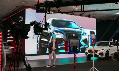Novo Jaguar F-Pace é lançado em grande estilo usando a tecnologia de O Cubo, da Studios Apple Fecomercio
