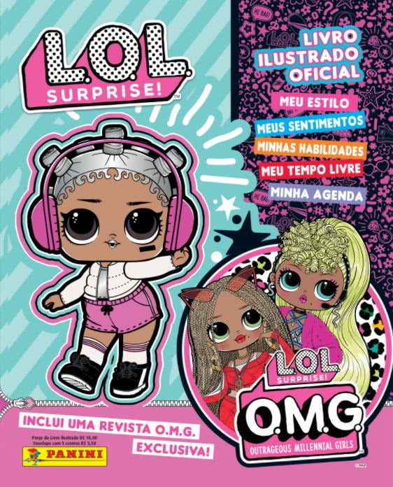 Boneca L.O.L. ganha novo álbum de figurinhas pela Panini