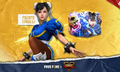 Free Fire e Street Fighter V: skin de Chun-Li já está disponível