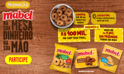 MABEL® lança promoção que oferece mais de 5 mil* de reais por dia em prêmios para os consumidores