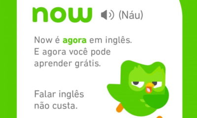 Duolingo lança campanha para reforçar que “Falar Inglês Não Custa”
