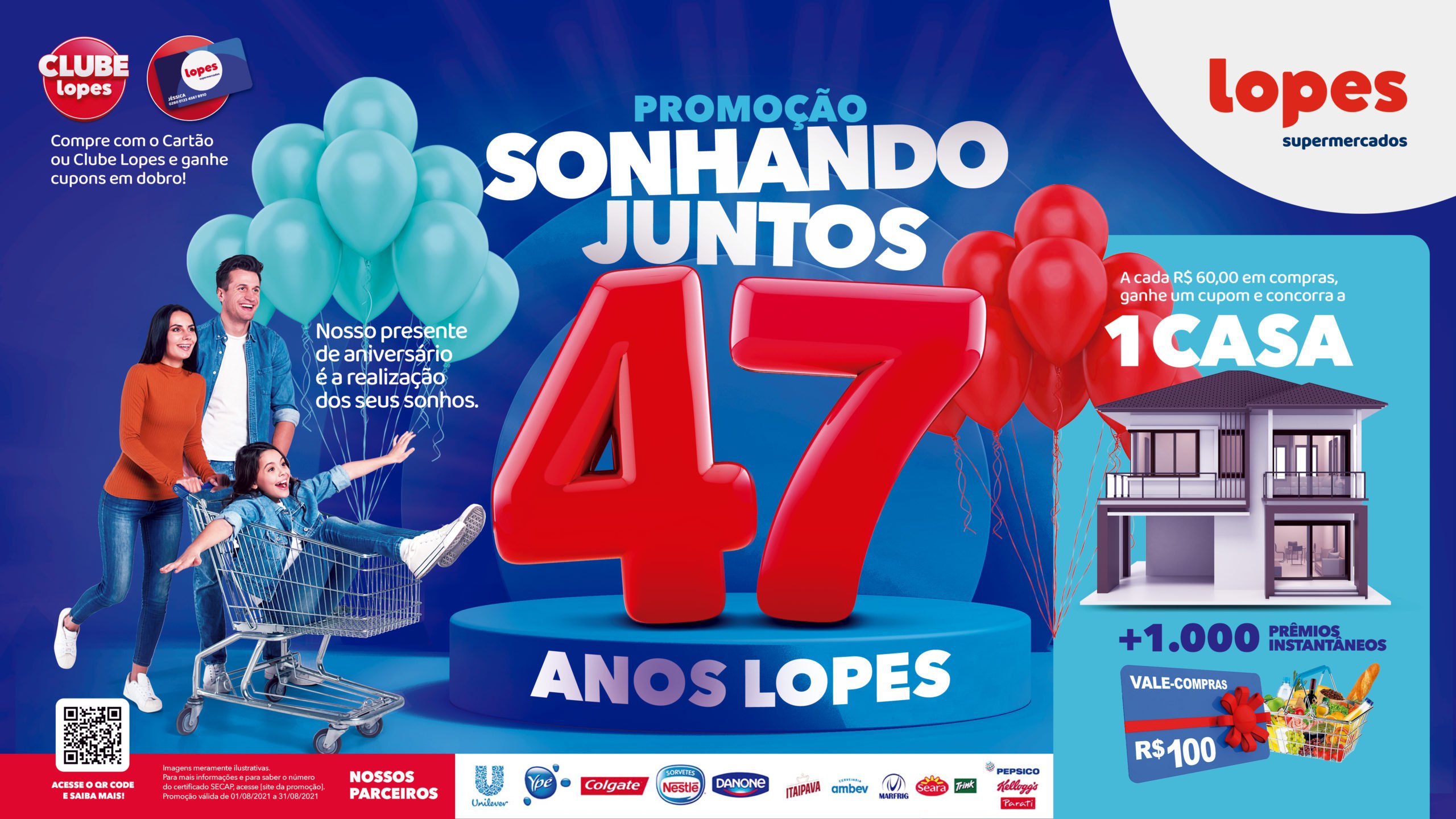 Lopes Supermercados celebra 47 anos de atividade