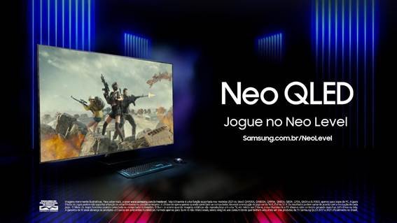 Neo QLED são as TVs Samsung ideais para os gamers avançarem de level