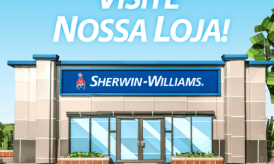 Lojas arquitetônicas da Sherwin-Williams promovem descontos de até 20% em tintas