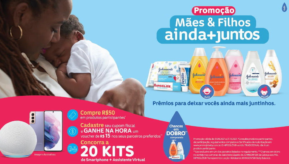 Promoção de JOHNSON’S® oferece vouchers e prêmios aos participantes Revista Live Marketing