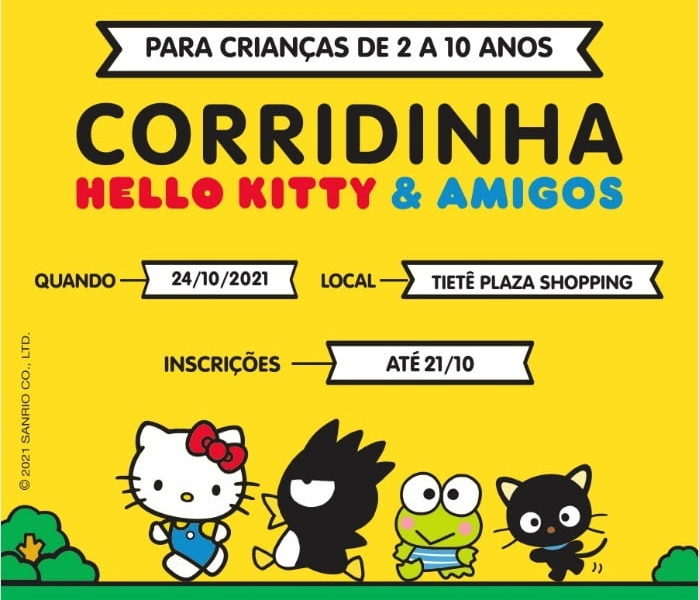 Corridinha Hello Kitty e Amigos – Corrida Infantil