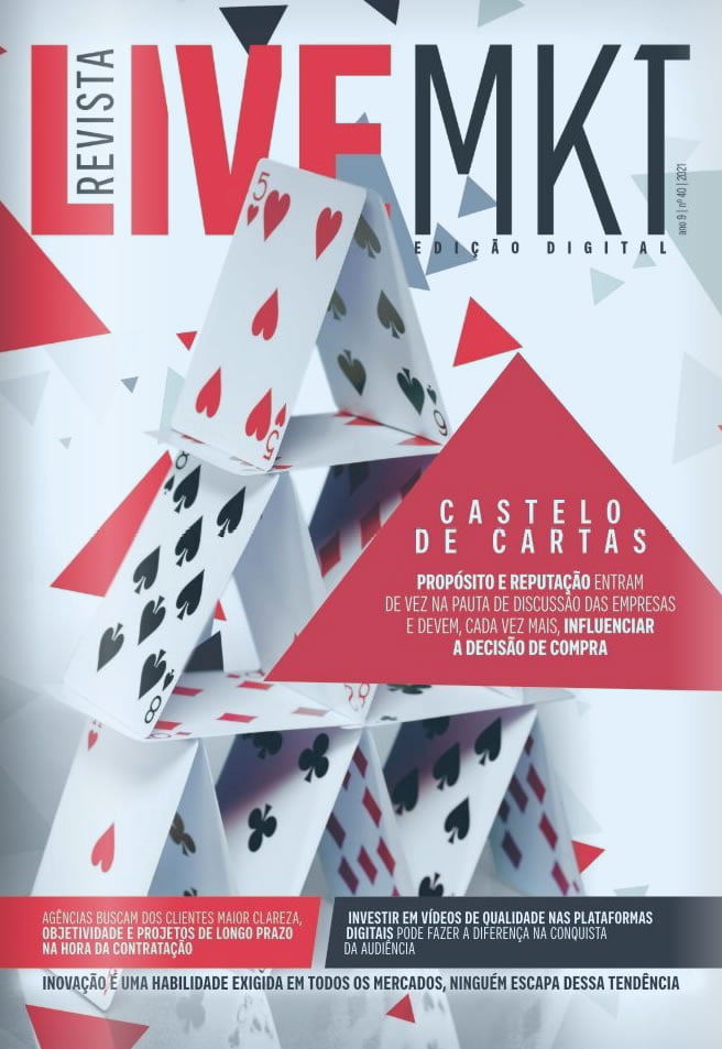 Capa Revista Live Marketing Ano 9, n.º 40 – 2021