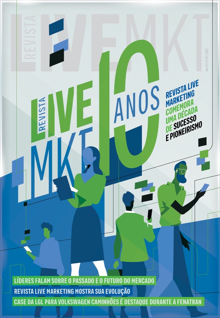 Capa Revista Live Marketing Ano 9, n.º 43 – 2022