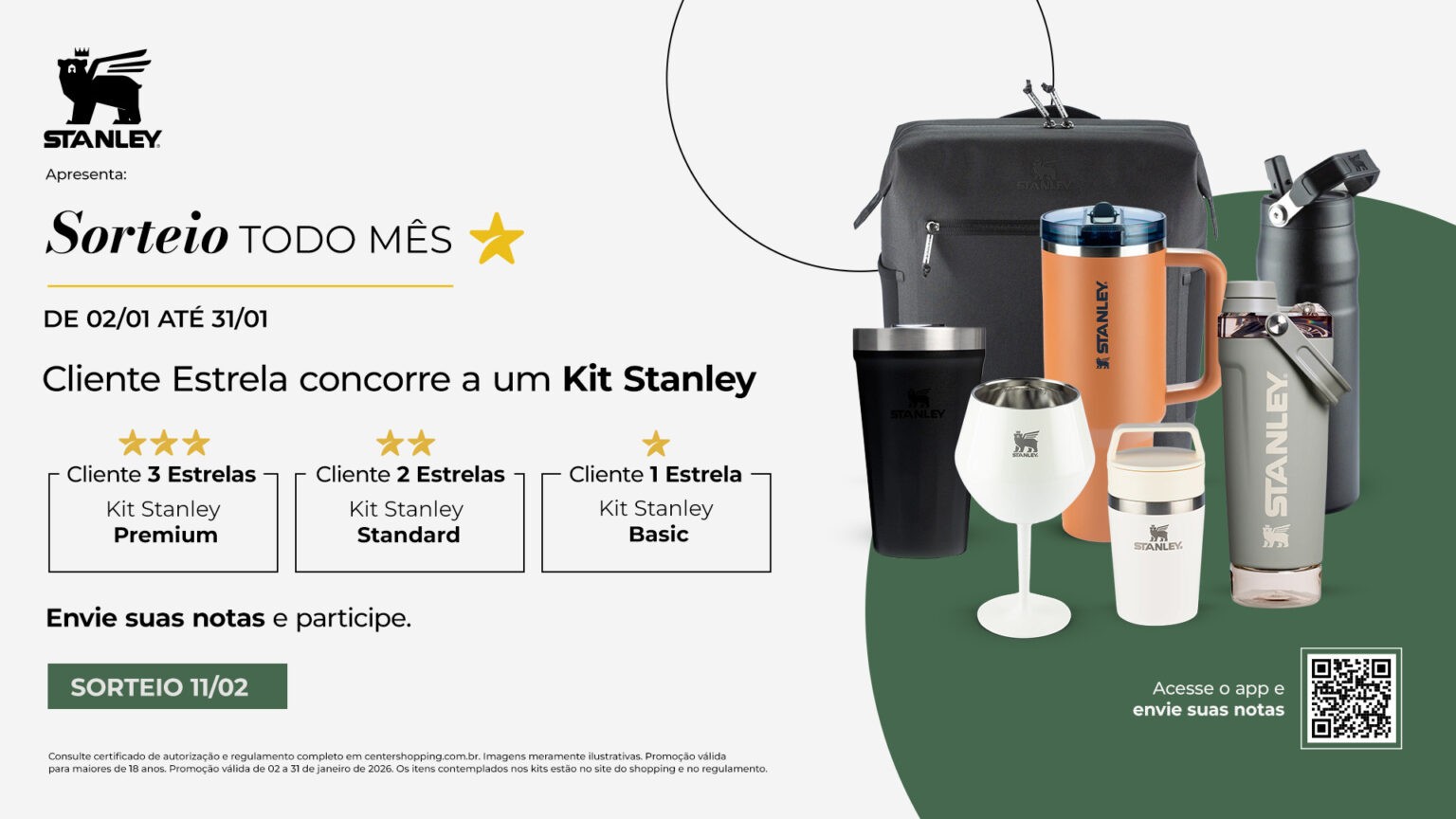 Center Shopping Uberlândia sorteia Kits Stanley para clientes do ...